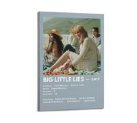 HRUERYWRBTT Big Little Lies by Lucenawalsh Posters Aesthetic Wall Art Canvas Vintage Poster Decorative Painting for Living Room Bed Room Decor 20x30inch(50x75cm) Frame-style