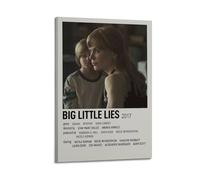 HRUERYWRBTT Big Little Lies Posters Aesthetic Wall Art Canvas Vintage Poster Decorative Painting for Living Room Bed Room Decor 08x12inch(20x30cm) Frame-style