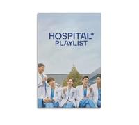 HRUERYWRBTT Hospital Playlist TV Series 1 Posters Aesthetic Wall Art Canvas Vintage Poster Decorative Painting for Living Room Bed Room Decor 16x24inch(40x60cm) Unframe-style