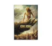 HRUERYWRBTT King Kong Posters Aesthetic Wall Art Canvas Vintage Poster Decorative Painting for Living Room Bed Room Decor 12x18inch(30x45cm) Unframe-style