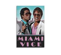 HRUERYWRBTT Miami Vice Movie 2 Posters Aesthetic Wall Art Canvas Vintage Poster Decorative Painting for Living Room Bed Room Decor 08x12inch(20x30cm) Unframe-style