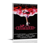 HRUERYWRBTT The Blob Posters Aesthetic Wall Art Canvas Vintage Poster Decorative Painting for Living Room Bed Room Decor 08x12inch(20x30cm) Frame-style