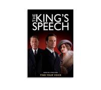 HRUERYWRBTT The King's Speech Posters Aesthetic Wall Art Canvas Vintage Poster Decorative Painting for Living Room Bed Room Decor 08x12inch(20x30cm) Unframe-style