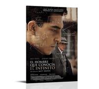 HRUERYWRBTT The Man Who Knew Infinity Posters Aesthetic Wall Art Canvas Vintage Poster Decorative Painting for Living Room Bed Room Decor 16x24inch(40x60cm) Frame-style