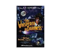 HRUERYWRBTT The Whisperer in Darkness Posters Aesthetic Wall Art Canvas Vintage Poster Decorative Painting for Living Room Bed Room Decor 24x36inch(60x90cm) Unframe-style