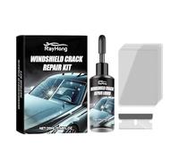 HRUIKI 2025 New Glass Cracks Gone Repair Kit,Windshield Crack Repair Kit, Premium Windshield Repair Kit for Chips and Cracks Glass Scratch Remover, Quick Fix Windshield & Glass Repair Tools