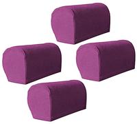 Hruile Armrest Stretch Chair Covers Armchair Couch Arm Rest Covers | Set of 4,Anti-Slip, Sofa Armrest Slipcovers, Spandex Polyester Sofa Arm Caps Slipcovers Protector
