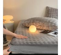 Hruile King Bed Sheet Set Bedding Set Deep Pocket Fitted Sheets | 150x200cm, Bottom Sheets, with 2 Pillowcases, 3 Piece, Elastic Edges, Easy Care, Extra Soft, Machine Washable