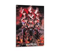 HRUINFSPO Babymetal Poster Wall Art Canvas Aesthetic Poster Modern Art Painting Decor For Living Room Bed Room Elegant Poster 12x18inch(30x45cm) Frame-style