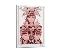 HRUINFSPO Babymetal Poster Wall Art Canvas Aesthetic Poster Modern Art Painting Decor For Living Room Bed Room Elegant Poster 12x18inch(30x45cm) Frame-style