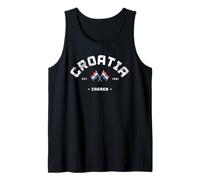 Hrvatska Gift Zagreb Vacation to Zagreb Trip Croatia Capital Tank Top