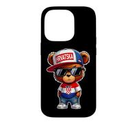 Hrvatska Teddy Bear Cute Croatia Flag Croatian Proud Balkan Case for iPhone 14 Pro