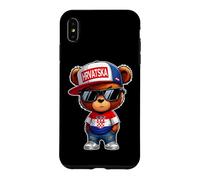 Hrvatska Teddy Bear Cute Croatia Flag Croatian Proud Balkan Case for iPhone XS Max