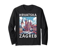 Hrvatska Zagreb Long Sleeve T-Shirt