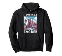 Hrvatska Zagreb Pullover Hoodie