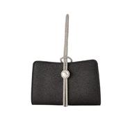 HRWLY Fabric Art Inlay RhinestonesEvening Bag European Clutch Purses