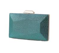 HRWLY Fabric Three-dimensional Geometry Evening Bag Women's Versatile Clutch Purses(Vert)