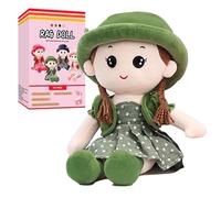 HRXYYCX Soft Cuddly Rag Doll Princess Doll Plush First Doll Toys for Baby Girls,Cute Cartoon Rag Doll Little Doll Decoration Doll Best Birthday