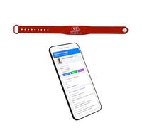 HRYAN Identification Wristband for Anti-Lost, Silicone Waterproof Id Bracelet for Finding, NFC Personalized Alert Band for Elderly, No QR Code/Charging