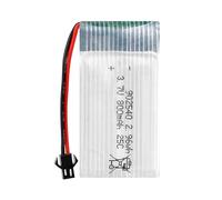 HRYHWASE Lithium Polymer Battery 3.7V 800mAh 902540 25C Lipo Rechargeable Replacement Lithium Ion Battery Pack with SM-2P Connector for X5C X5SW RC Drone Aircraft Accessory