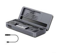 HS-02 Electronic Soldering Iron Workstation Box with Sleep Function ESD Protection Preset Temperature Control Type-C Charging(HS-02B high)