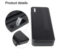 HS-02 Smart Soldering Iron with 100W Rapid Heating & 0.96" IPS Color Display, CNC Aluminum Alloy Mobile Workbench Storage Box, Compatible with HS-02A/HS-02B Tips