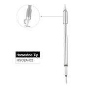 HS-02 Soldering Iron Tip Replacement Kit, for HS-02A and HS-02B Models, Iron-Nickel-Chrome Plated, Silver
