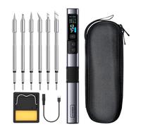 HS-02A Intelligent Soldering Iron / 6 Tips Package
