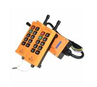 HS-10 2 Transmitters 10 Channels Hoist Crane Radio Remote Control System 12-24VDC