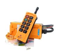 HS-10 Industrial wireless Crane Radio Remote Control System 1 Transmitter 10 Channels 1 Speed Control Hoist Remote Switch IDGTTLDF(12-24VDC)