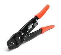 HS-16 Ratchet Terminal Crimping Tool, 27cm Non-Insulated Cable Crimper Terminal Wire Plier for 1.5-16 mm² (AWG16-5) Terminals, Point Type