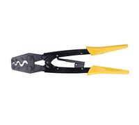 HS - 38 Ratchet Terminal Crimper, Wire Crimping Pliers Manual Tools, High Carbon Steel PVC Material with Labor - Saving Ratchet for 5.5-38mm² 10-2AWG Wires, Comfortable Grip an