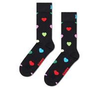 Happy Socks - Herzen Socken Schwarz - 36 - 40