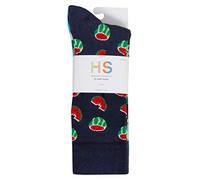 HS by Happy Socks Men's Melon 3-Pack Socks, 4-11 (Size:41-46)
