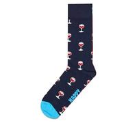 Happy Socks Design by Foods - Hamburger, Pizza, Sausages, Ice Cream and Beer Patterns - Cotton Socks in Fun Gift Boxes, 2-Pack Wine Set, 36-40