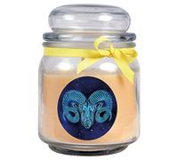 HS Candle Aries Zodiac Scented Candle Vanilla in Candy Jar (Aries) - Many Designs to Choose From 700 g - Burning Time up to 70 Hours
