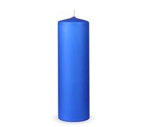 HS Candle Pillar Candles Dark Blue Size Diameter 7 x 20 cm Wax Candles Long Burning Time up to 65 Hours Unscented Pillar Candles Many Colours / Sizes