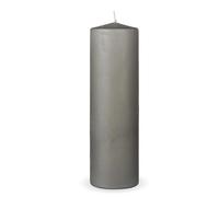 HS Candle Pillar Candles Light Grey Size Diameter 7 x 20 cm Wax Candles Long Burning Time up to 65 Hours Unscented Pillar Candles Many Colours / Sizes