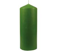 HS Candle Wax Candles Pillar Candles Diameter 8 cm x 20 cm (Many Colours) Long Burning Time Made in EU Candles Block Candles Wax Pillar