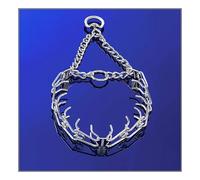 HS Herm Sprenger Chrome Ultra Plus Prong/Pinch Collar 4.0mm with Swivel D Ring