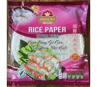 HS - Round Vietnamese Rice Paper - Extra Thin Spring Roll - 22cm - 400gr