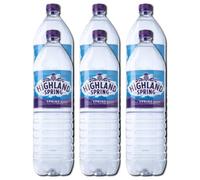 HS Still Spring Water from Scotland's Ochil Hills Refreshing and Hydrating Water 2L Bottle Recyclable (Pack of 6)