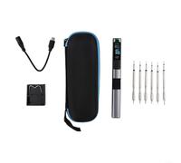 HS02A For Smart Soldering Iron Portable 100W with Fast Charging Type C, Electrostatic Protection, and Sleep Function for Long Life and Safety