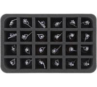 HS060LG01 foam tray with 24 compartments compatible with Star Wars Legion Miniatures