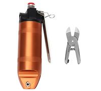 HS20 Series Pneumatic Scissors Air Nippers Shears Cutting Tool Professional Heavy Duty Alloy Steel Cutter Head for Plastic Cable Wire Copper Iron Stainless Steel Cutting (HS20-F5D)