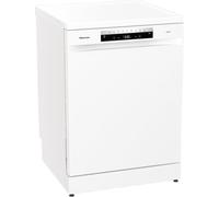 HS673C60WUK Full Size WiFi-Enabled Dishwasher, 16 Place Settings, Auto Dry, Quick Wash, Energy Efficient, Quiet Operation, Adjustable Racks, Modern White Finish