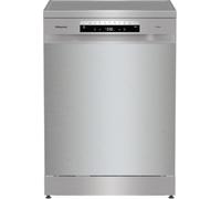 HS673C60XUK Full Size WiFi-Enabled Dishwasher, 16 Place Settings, Auto Dry, Quick Wash, Energy Efficient, Quiet Operation, Adjustable Racks, Modern Stainless Steel Finish