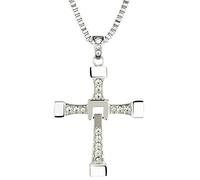 HS86 Stainless Steel Cross Necklace Pendant Silver Jewellery (H1)