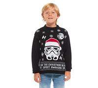 HSA Boys Girls Kids Children Unisex Christmas Xmas Knitted Novelty, Retro, Elf, Football Jumper Sweater Star Wars Storm Trooper Christmas Xmas 2018 Exclusively to Ltd for Ages 2-14 Years