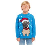 HSA Boys Girls Kids Children Unisex Christmas Xmas Knitted Novelty, Retro, Elf, Football Jumper Sweater POG Christmas Xmas 2018 Exclusively to Ltd for Ages 2-14 Years